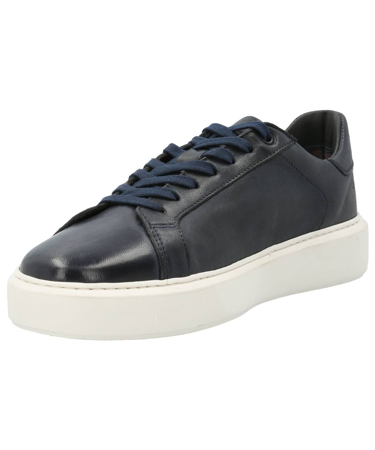Zapato Cuero Hombre Volturno Azul Rockford