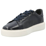 Zapato Cuero Hombre Volturno Azul Rockford