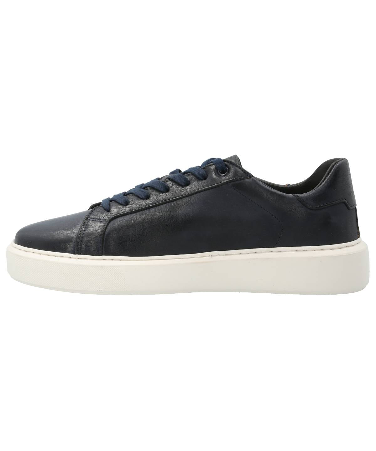Zapato Cuero Hombre Volturno Azul Rockford