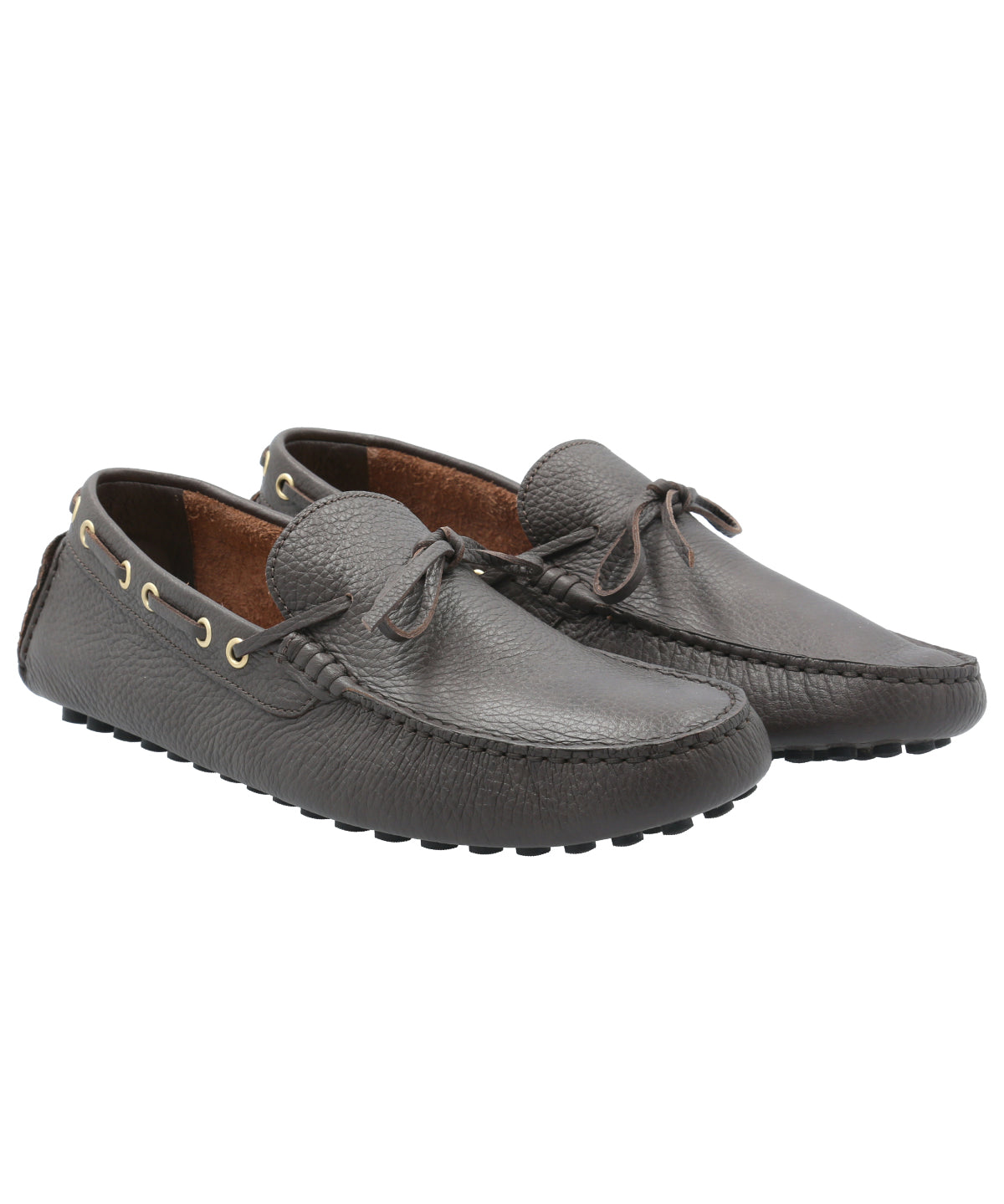 Mocasín Cuero Hombre Giacomo Café Rockford