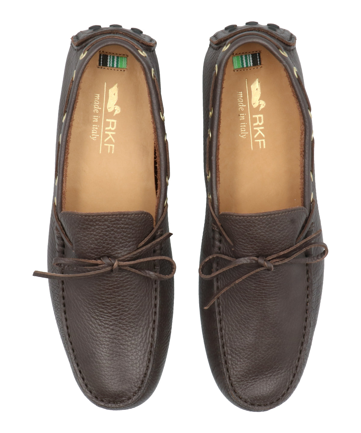 Mocasín Cuero Hombre Giacomo Café Rockford