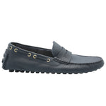 Mocasín Cuero Hombre Damiano Azul Rockford