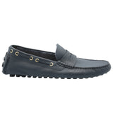 Mocasín Cuero Hombre Damiano Azul Rockford