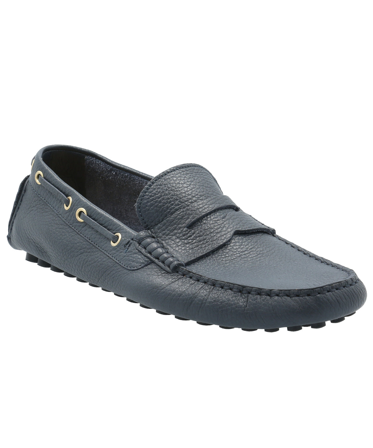 Mocasín Cuero Hombre Damiano Azul Rockford