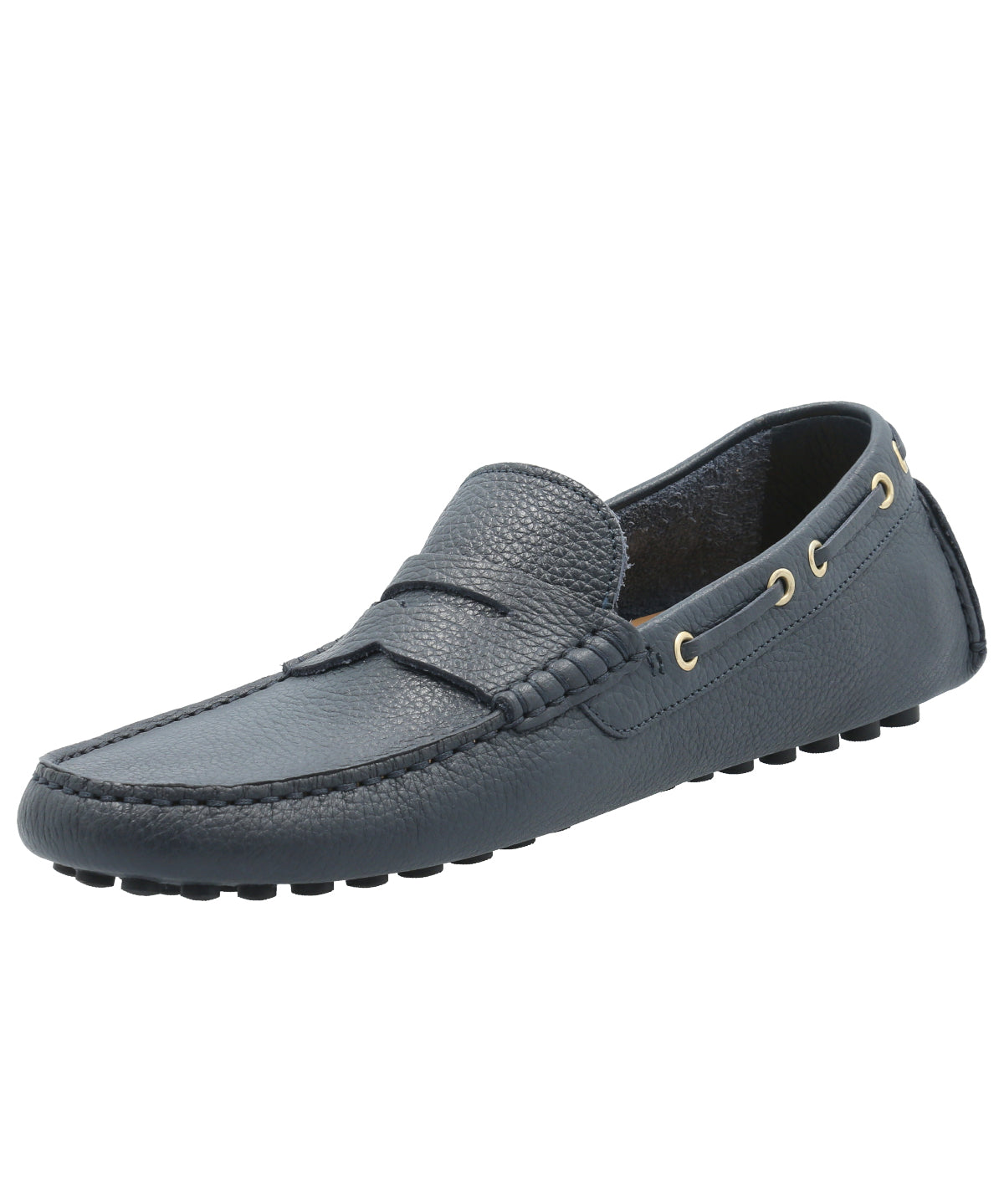 Mocasín Cuero Hombre Damiano Azul Rockford