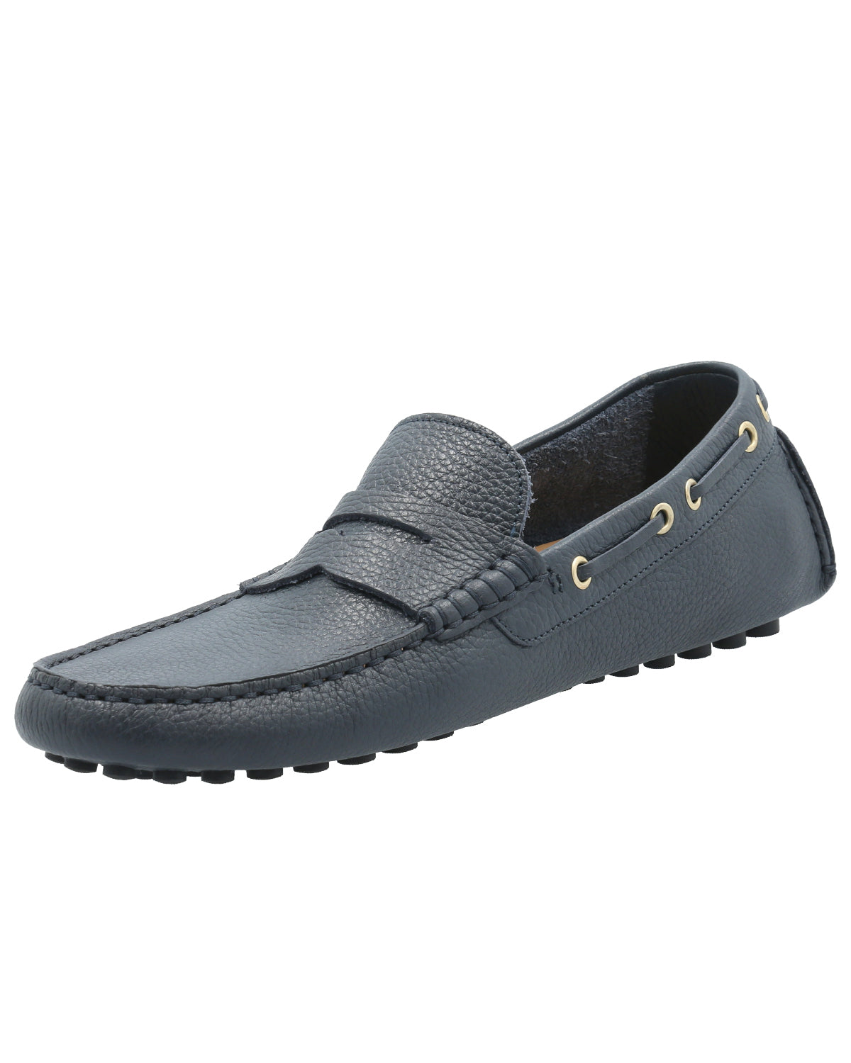 Mocasín Cuero Hombre Damiano Azul Rockford