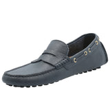 Mocasín Cuero Hombre Damiano Azul Rockford