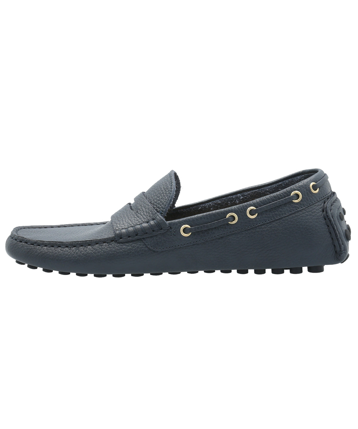 Mocasín Cuero Hombre Damiano Azul Rockford