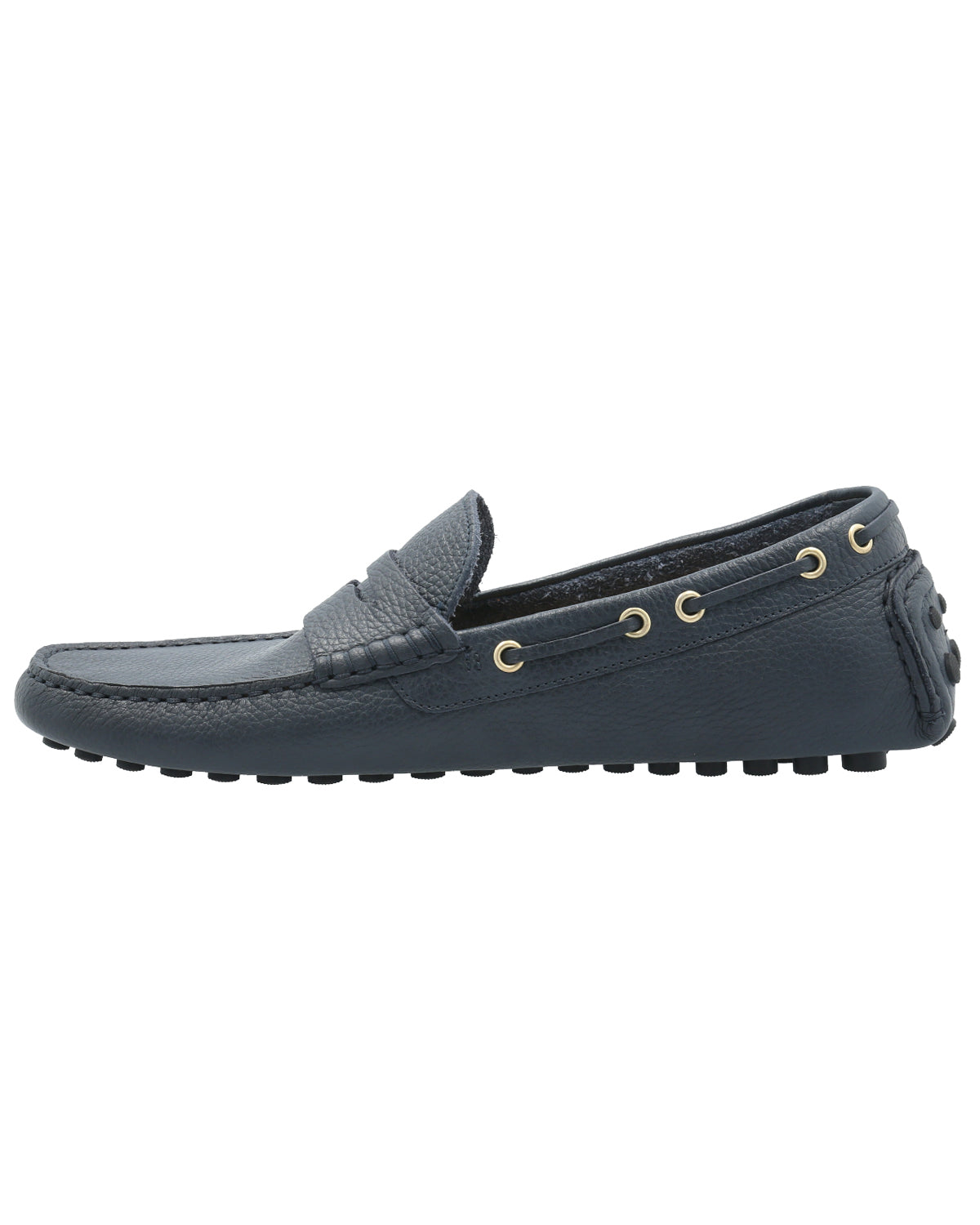 Mocasín Cuero Hombre Damiano Azul Rockford