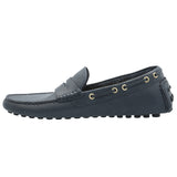 Mocasín Cuero Hombre Damiano Azul Rockford