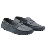 Mocasín Cuero Hombre Damiano Azul Rockford