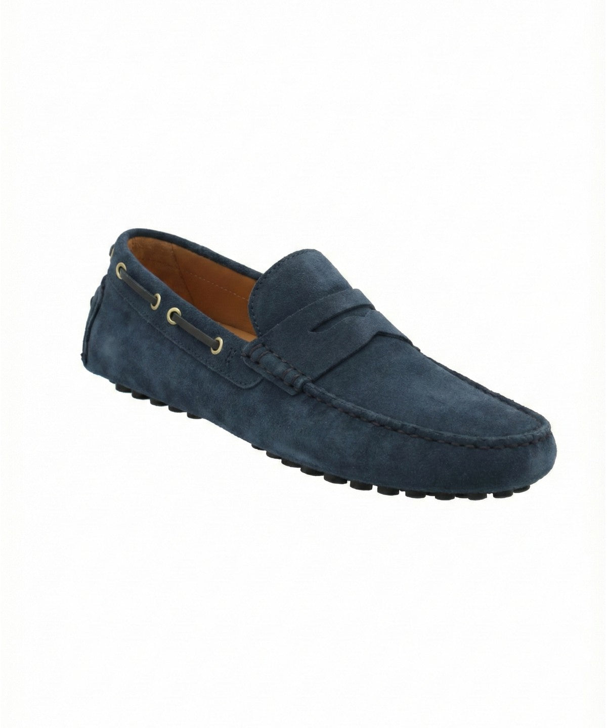 Mocasín Cuero Hombre Damiano Azul Rockford