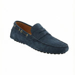 Mocasín Cuero Hombre Damiano Azul Rockford