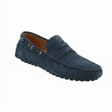 Mocasín Cuero Hombre Damiano Azul Rockford