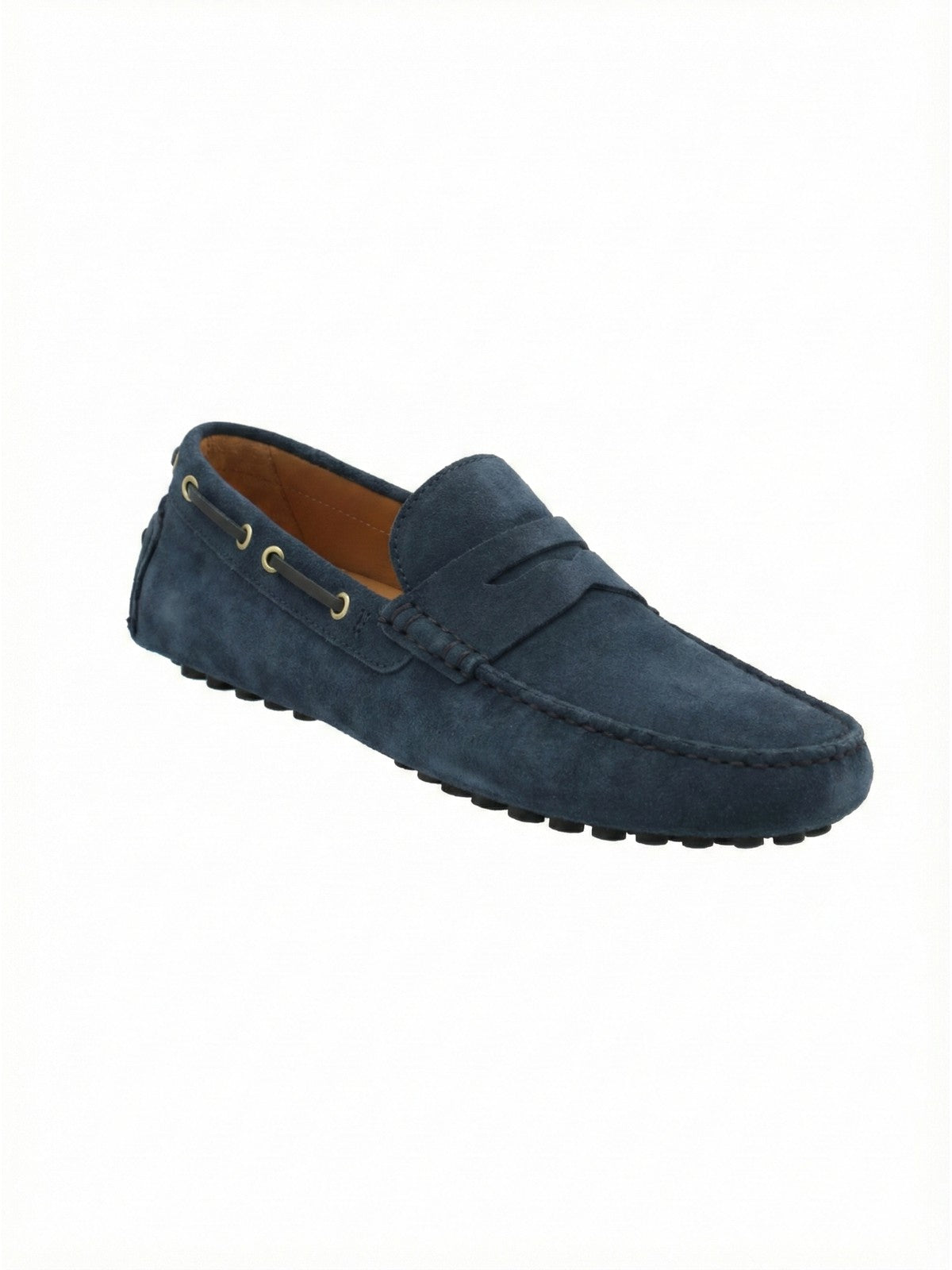 Mocasín Cuero Hombre Damiano Azul Rockford