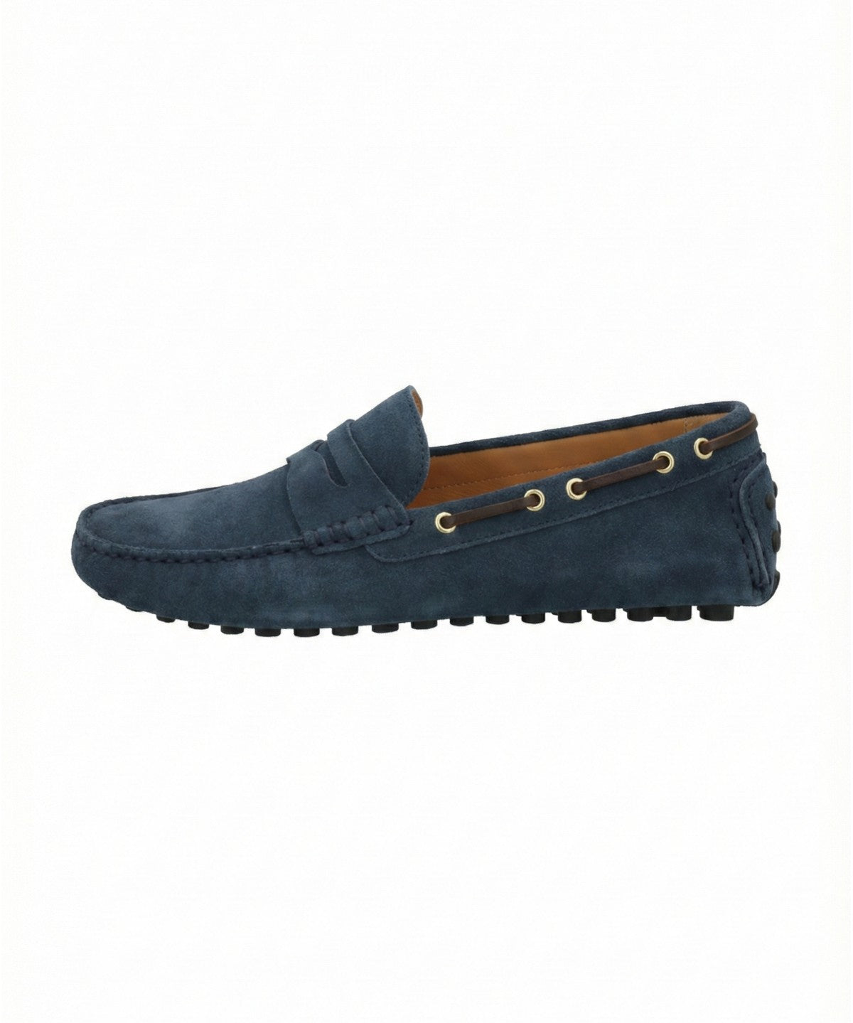 Mocasín Cuero Hombre Damiano Azul Rockford
