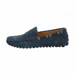 Mocasín Cuero Hombre Damiano Azul Rockford