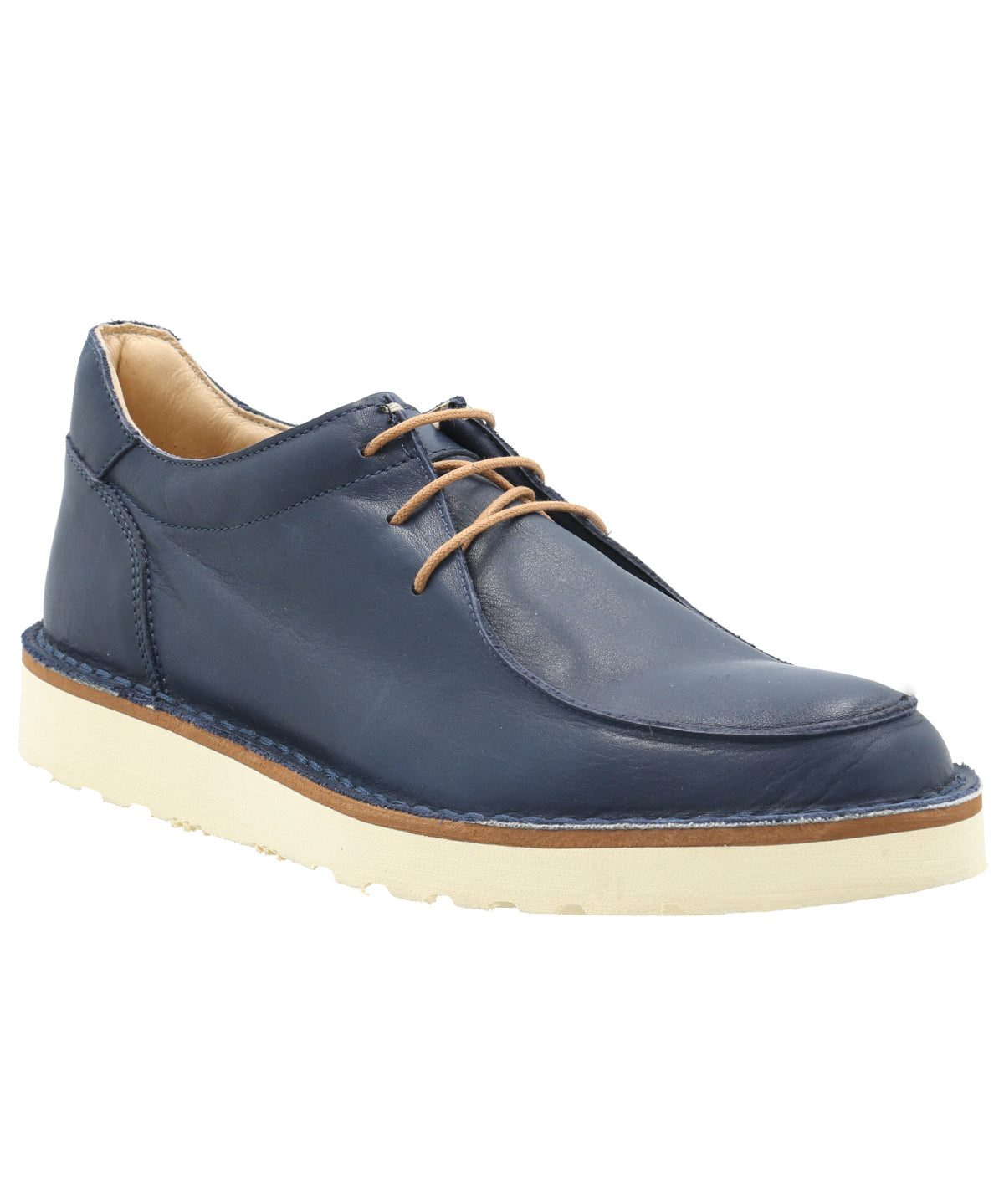 Zapato Cuero Hombre Gaetano Azul Rockford