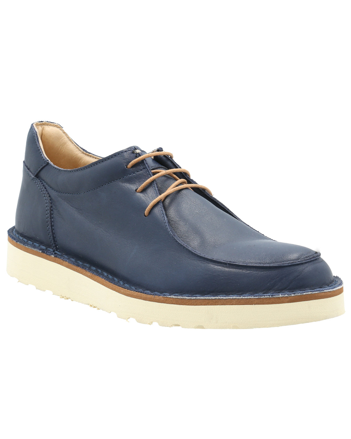 Zapato Cuero Hombre Gaetano Azul Rockford