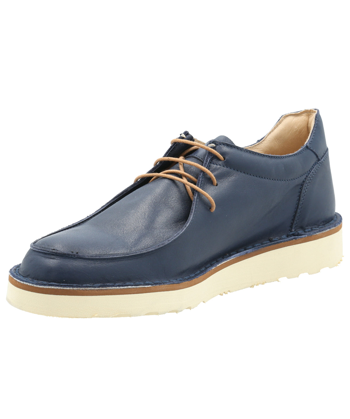 Zapato Cuero Hombre Gaetano Azul Rockford