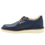 Zapato Cuero Hombre Gaetano Azul Rockford