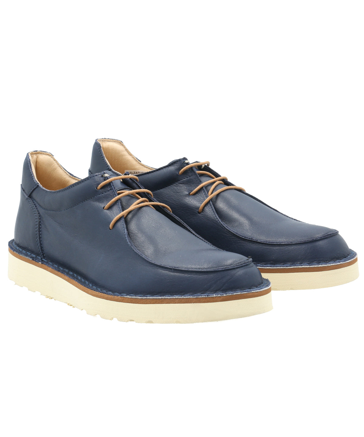 Zapato Cuero Hombre Gaetano Azul Rockford