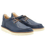 Zapato Cuero Hombre Gaetano Azul Rockford