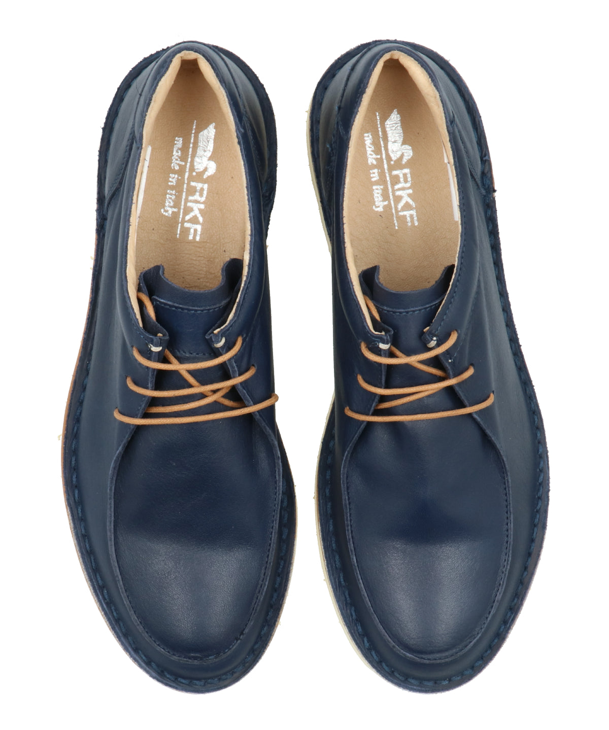 Zapato Cuero Hombre Gaetano Azul Rockford
