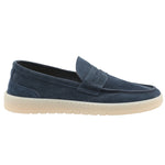 Mocasín Cuero Hombre Galvano Azul Rockford