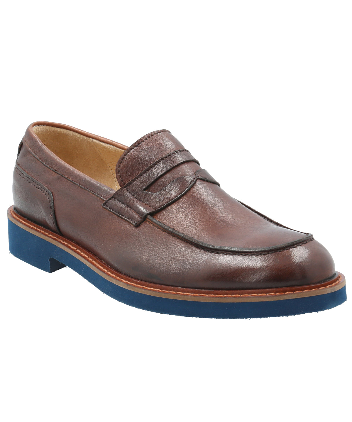 Mocasín Cuero Hombre Tasso Café Rockford