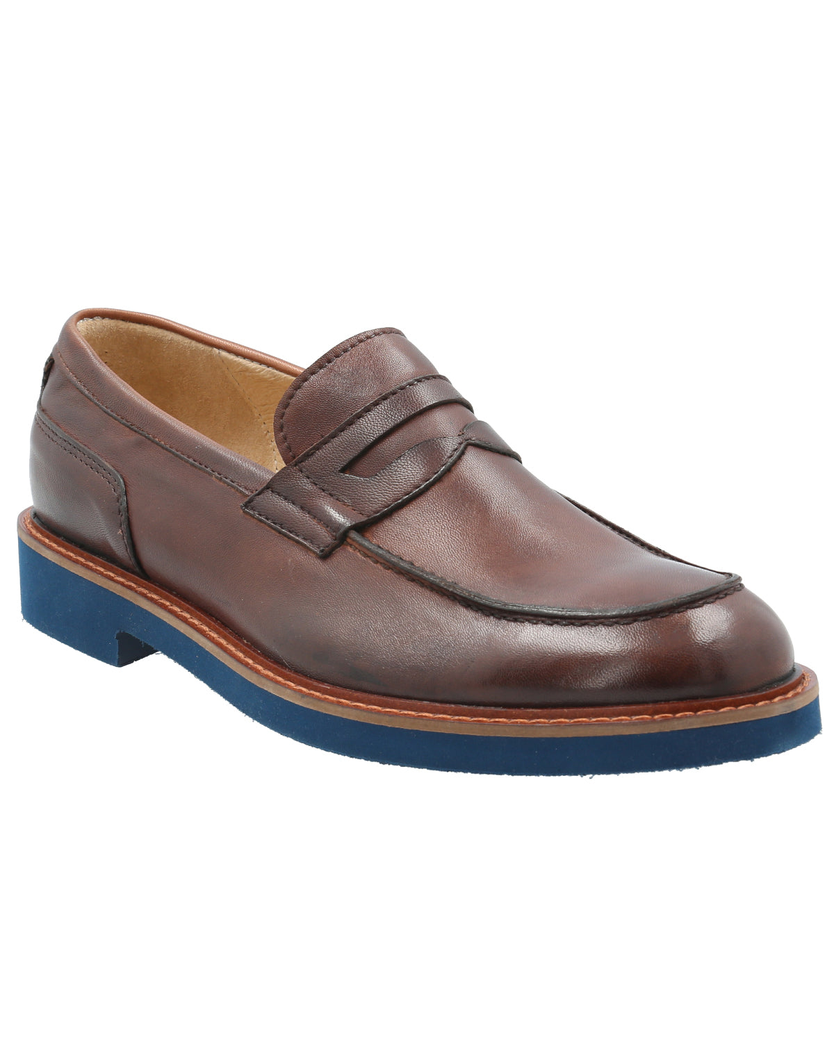 Mocasín Cuero Hombre Tasso Café Rockford