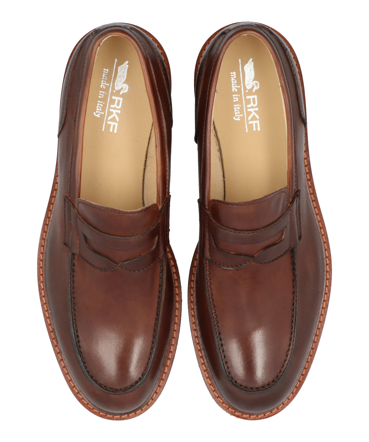 Mocasín Cuero Hombre Tasso Café Rockford