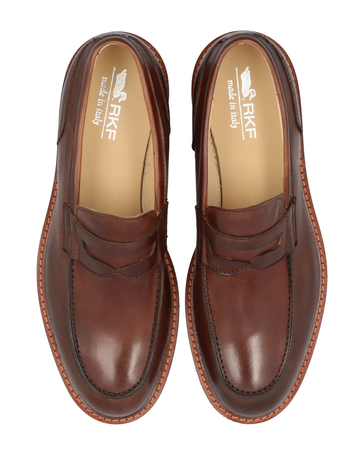 Mocasín Cuero Hombre Tasso Café Rockford