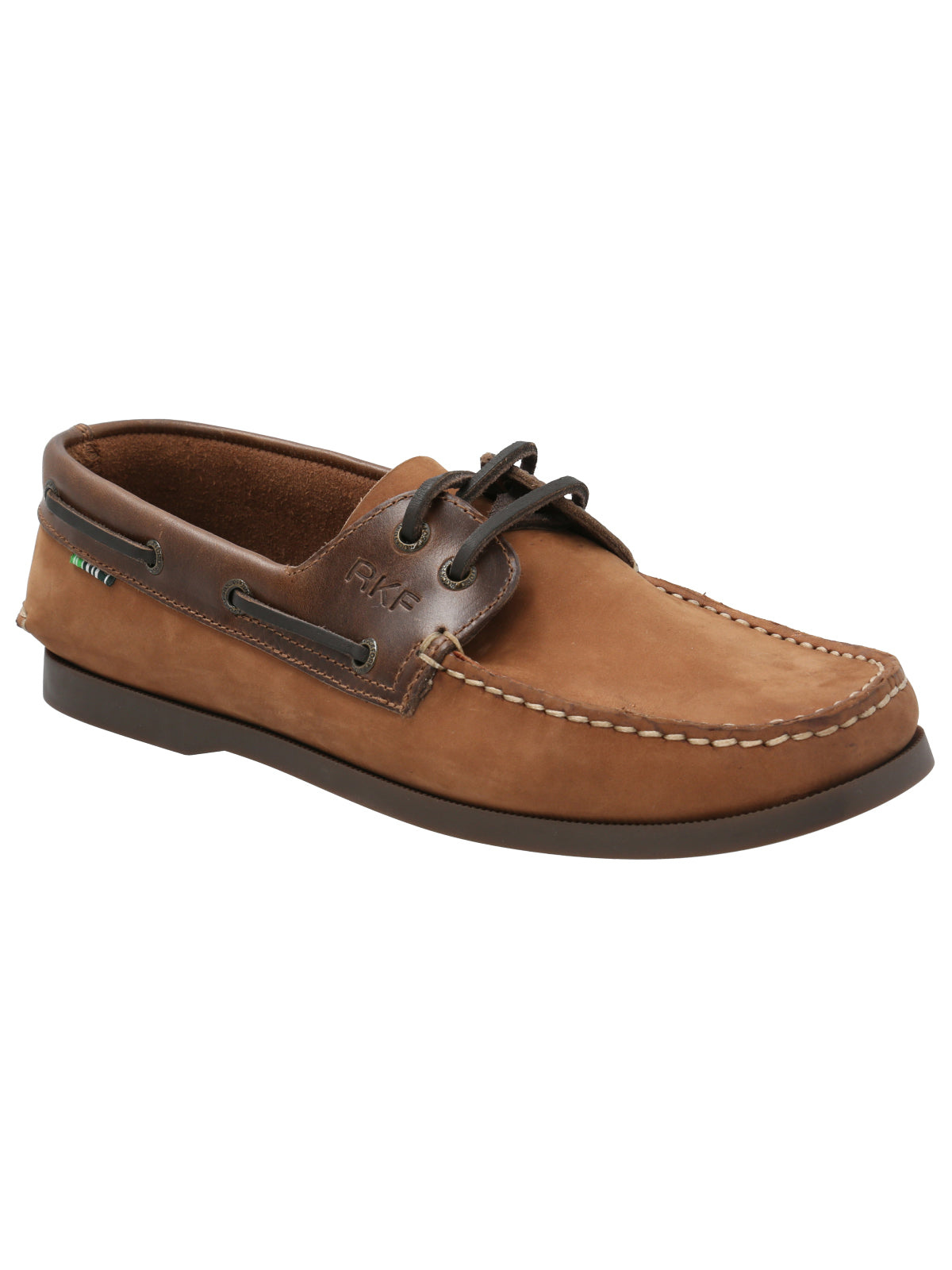 Zapato Cuero Hombre Boat Chocolate Rockford