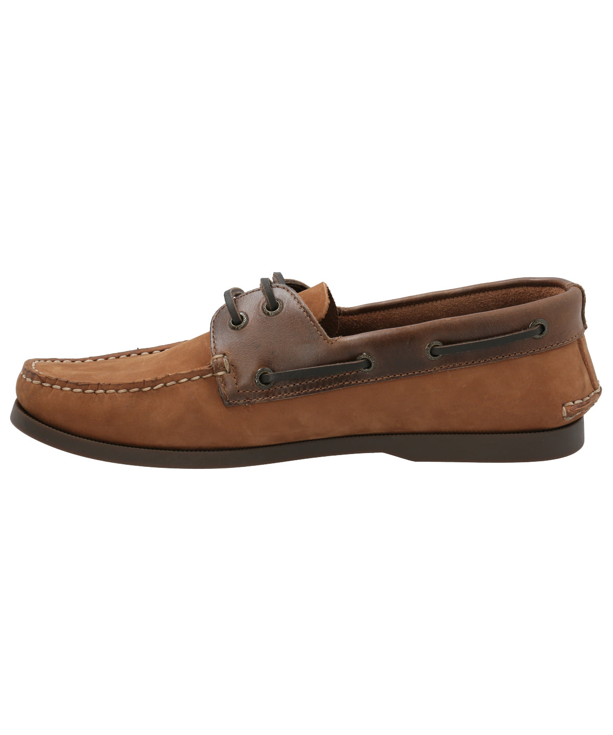 Zapato Cuero Hombre Boat Chocolate Rockford