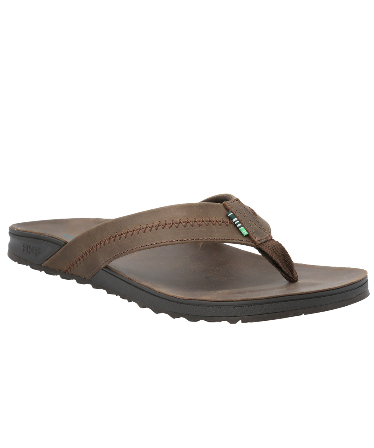Sandalia Cuero Hombre Playus Verde Rockford