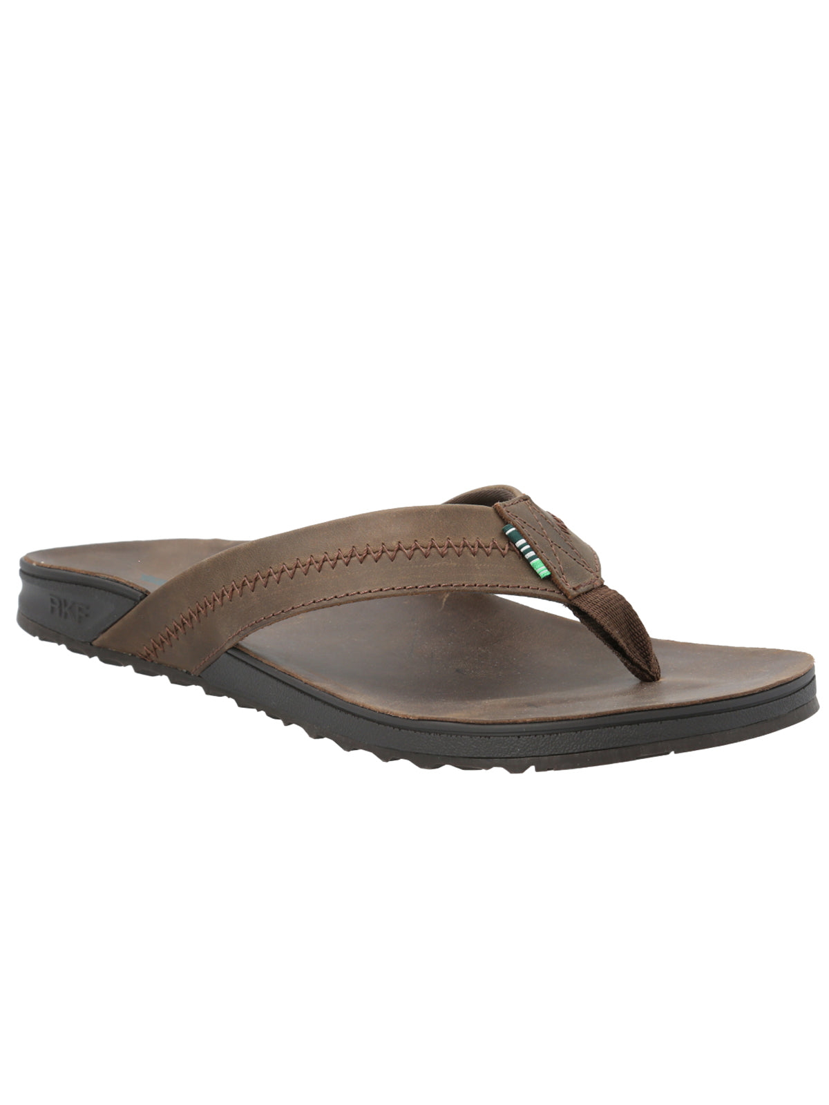 Sandalia Cuero Hombre Playus Verde Rockford