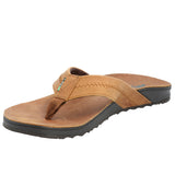 Sandalia Cuero Hombre Playus Café Rockford