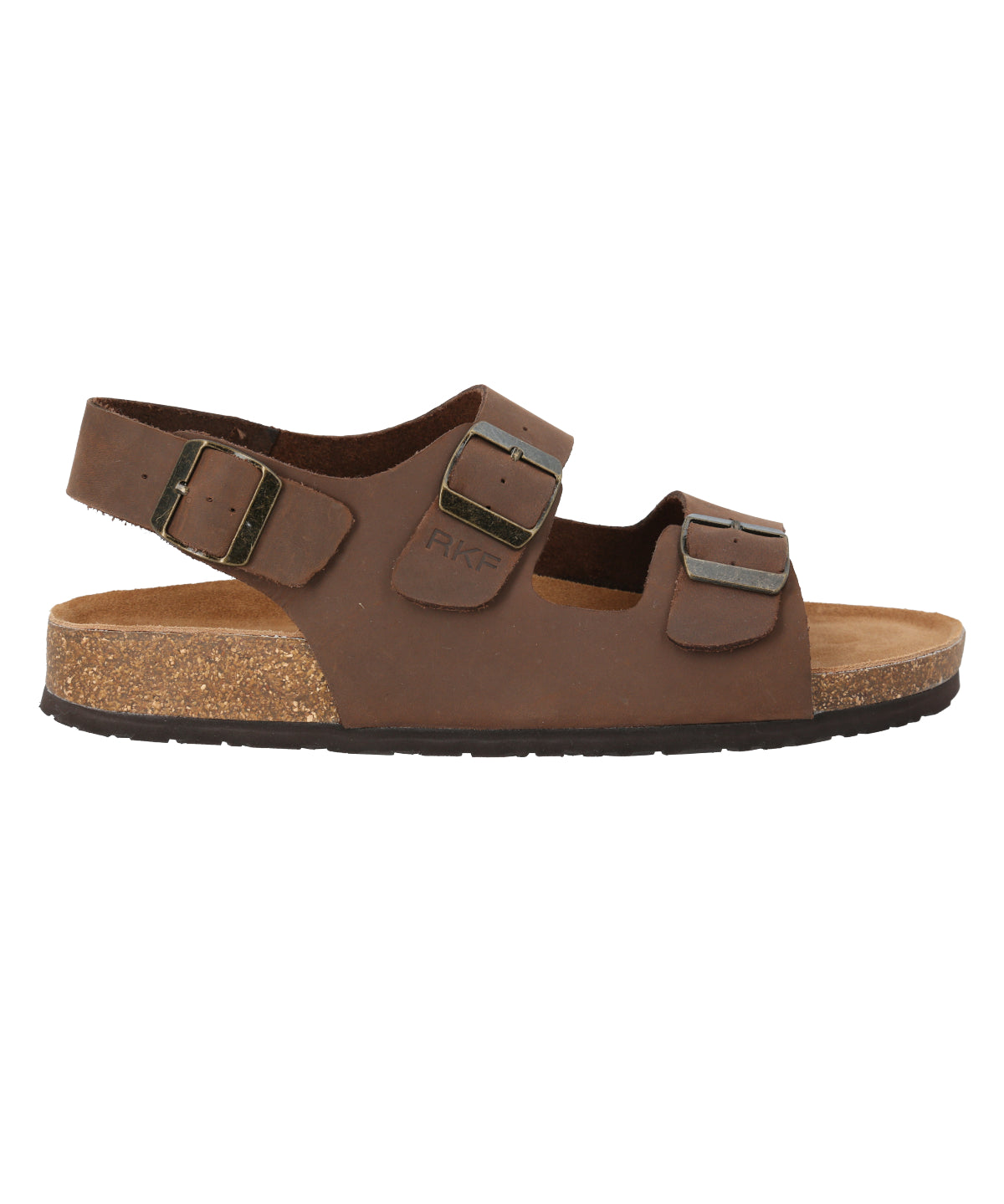 Sandalia Cuero Hombre Commet Café Rockford