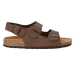 Sandalia Cuero Hombre Commet Café Rockford