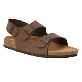 Sandalia Cuero Hombre Commet Café Rockford