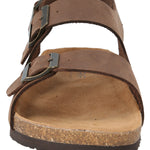 Sandalia Cuero Hombre Commet Café Rockford