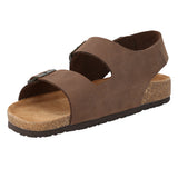 Sandalia Cuero Hombre Commet Café Rockford