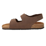 Sandalia Cuero Hombre Commet Café Rockford