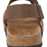 Sandalia Cuero Hombre Commet Café Rockford