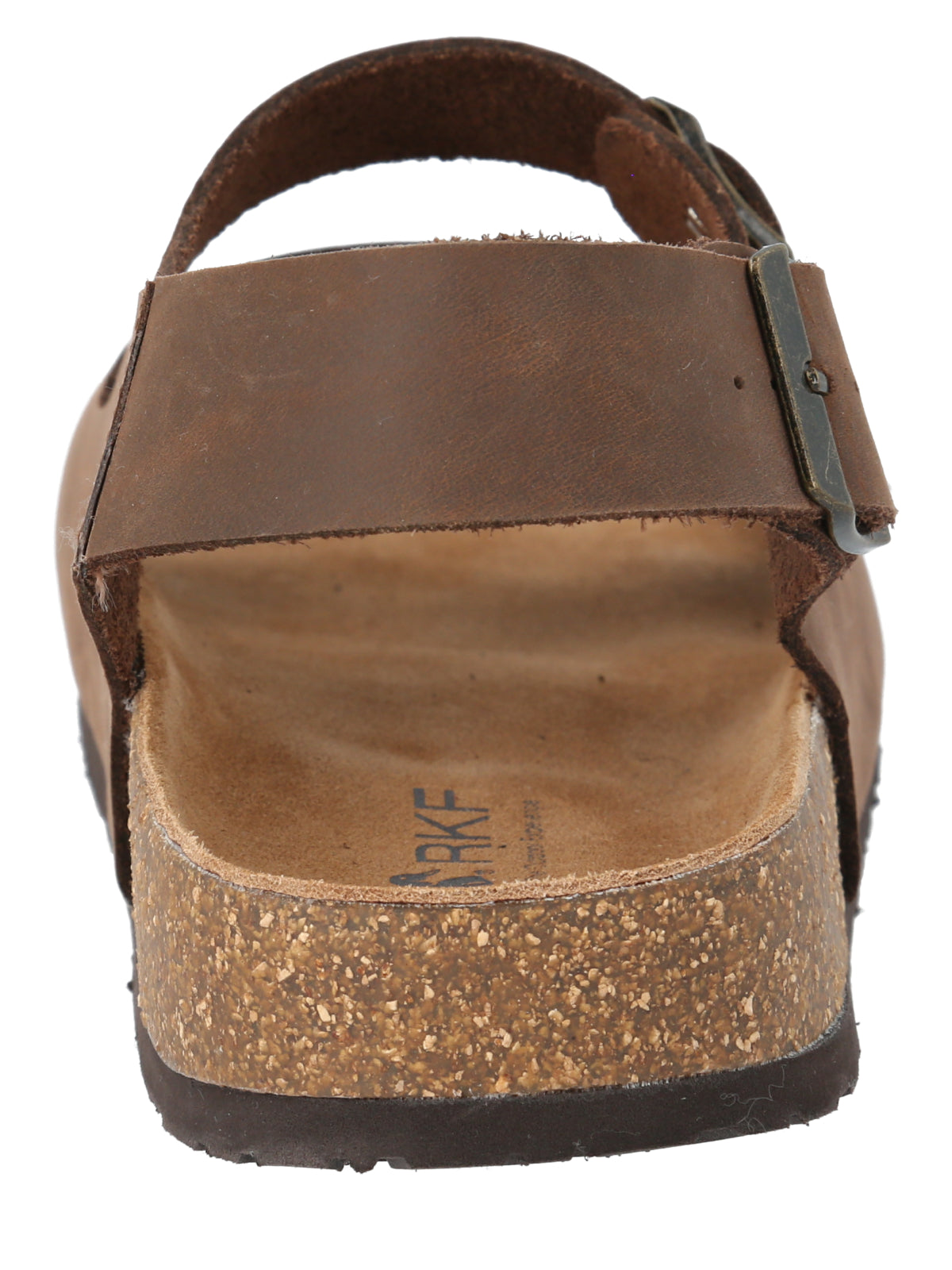 Sandalia Cuero Hombre Commet Café Rockford