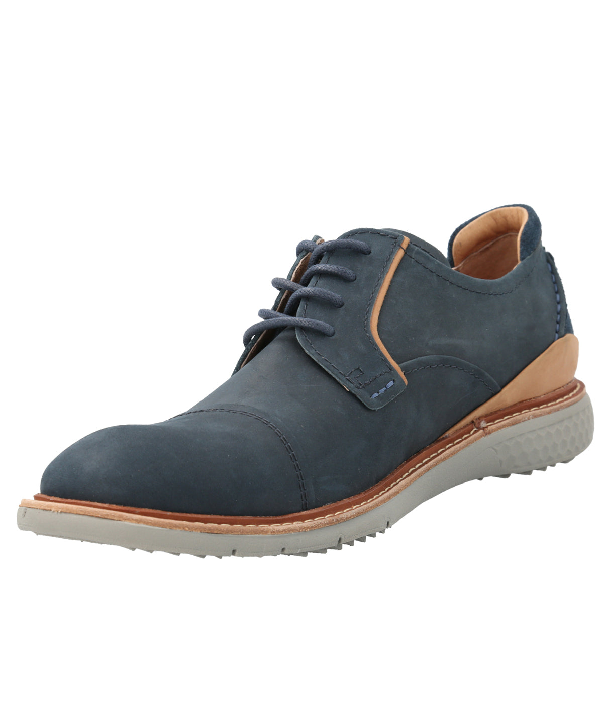 Zapato Cuero Hombre Ranun Azul Rockford