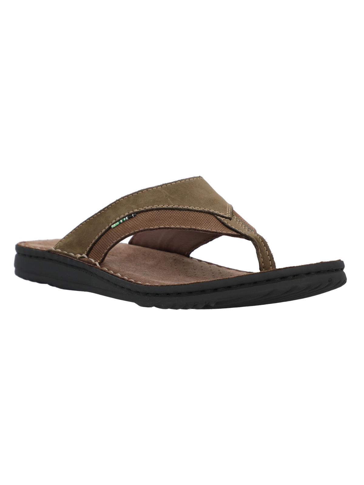 Sandalia Cuero Hombre Curt Café Claro Rockford