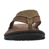 Sandalia Cuero Hombre Curt Café Claro Rockford