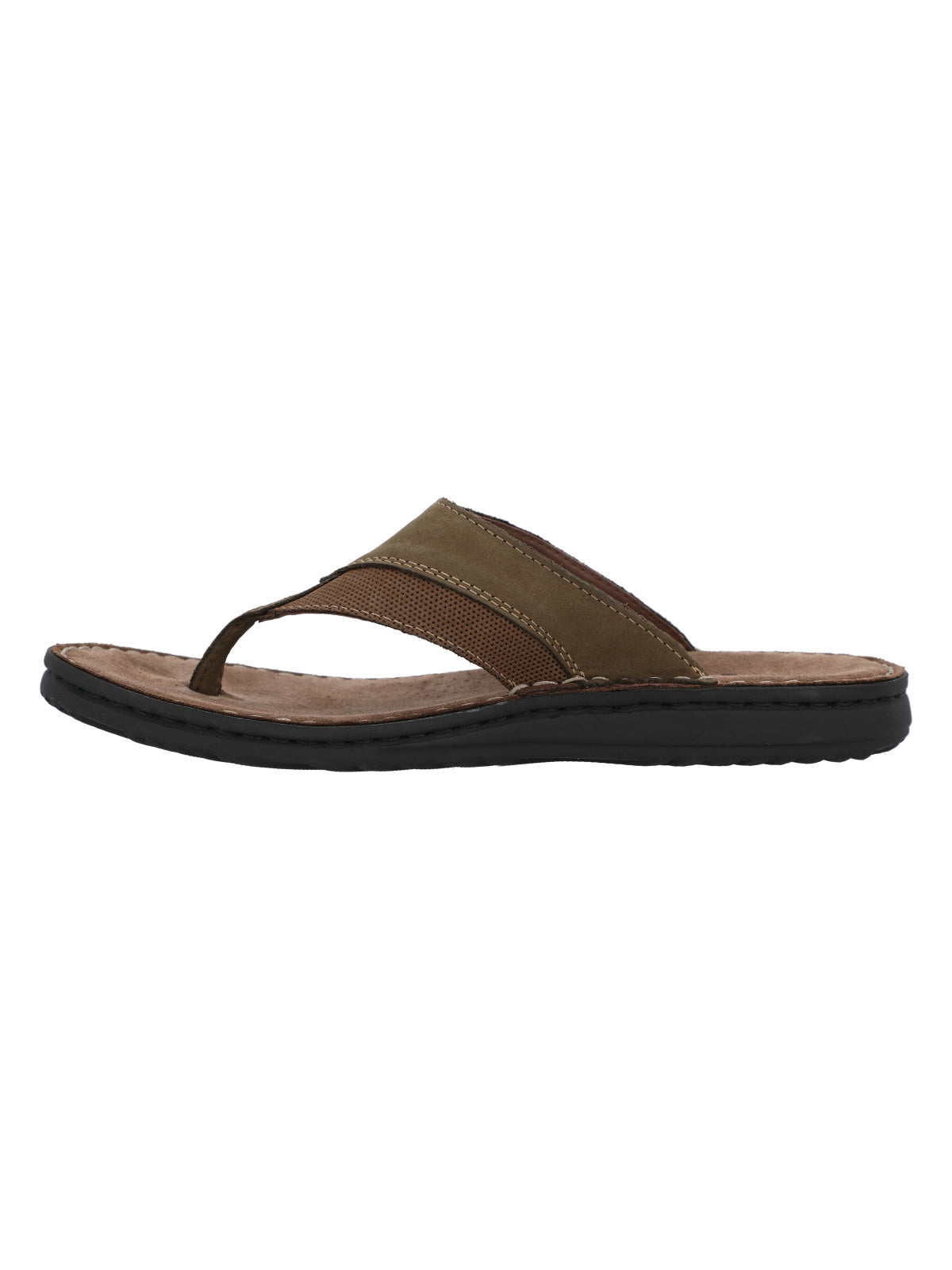 Sandalia Cuero Hombre Curt Café Claro Rockford